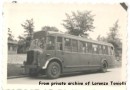 Wehrmachts Bus mit taktischen Zeichen in Brssel 1940
